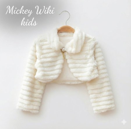 جكيت فرو ناعم ابيض