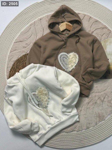 بلوز بناتي شتوي مبطن 9-13