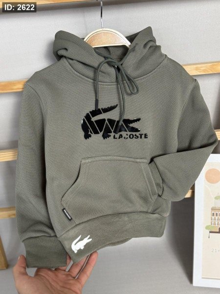 بلوز ولادي lacoste مبطن