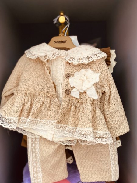 طقم بناتي بيبي شتوي كيوت